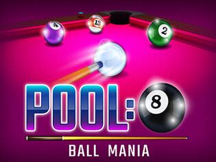 Pool 8 Ball Mania . Online Games . BrightestGames.com.